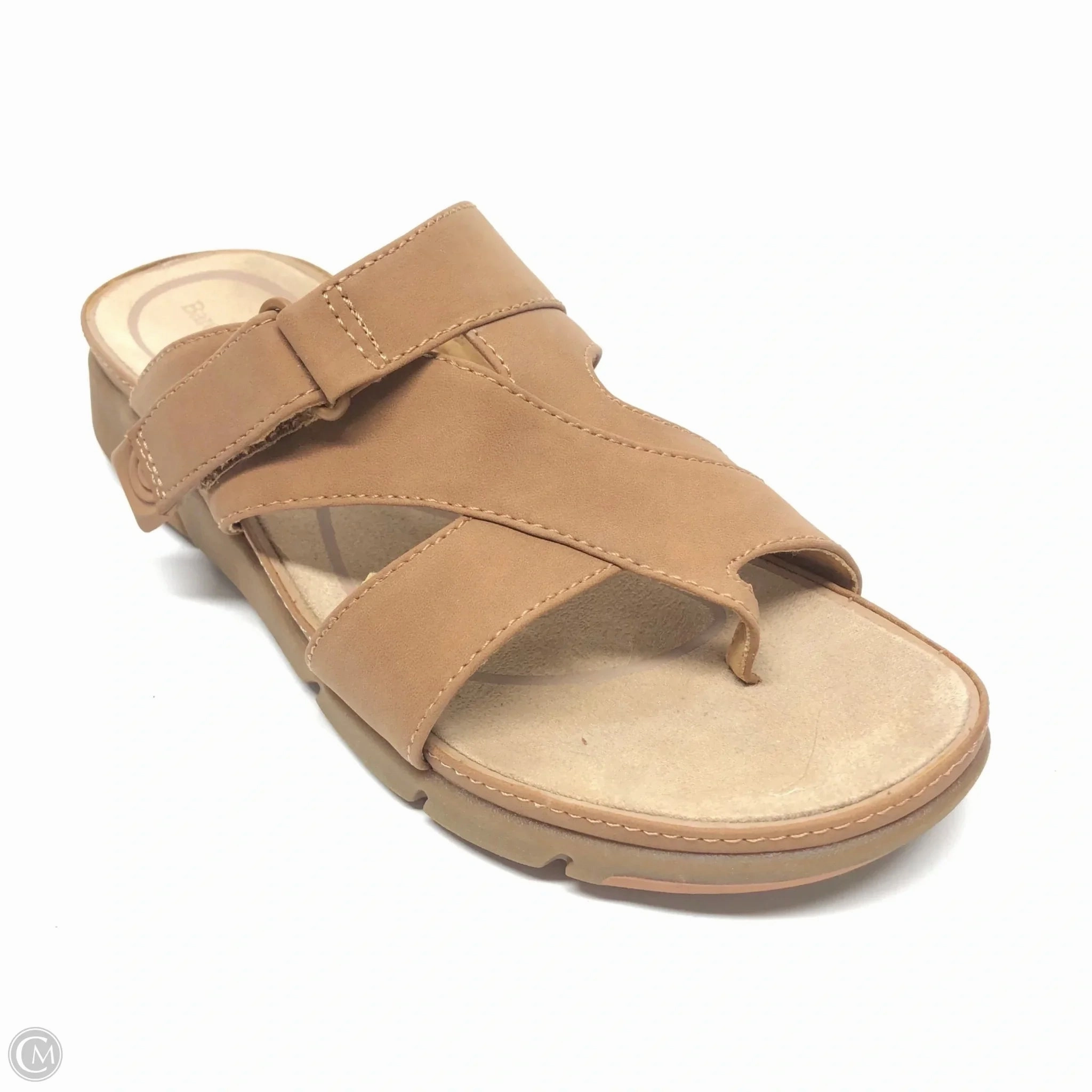 Sandals Heels Platform By Bare Traps In Brown, Size: 8