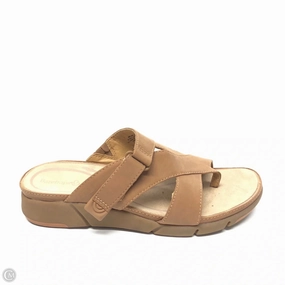 Sandals Heels Platform By Bare Traps In Brown, Size: 8