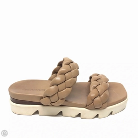 Sandals Heels Platform By Bernardo In Beige, Size: 7