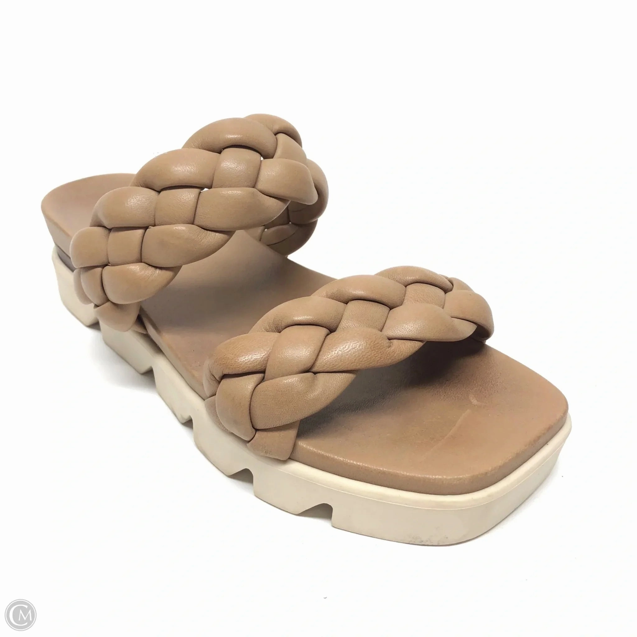 Sandals Heels Platform By Bernardo In Beige, Size: 7