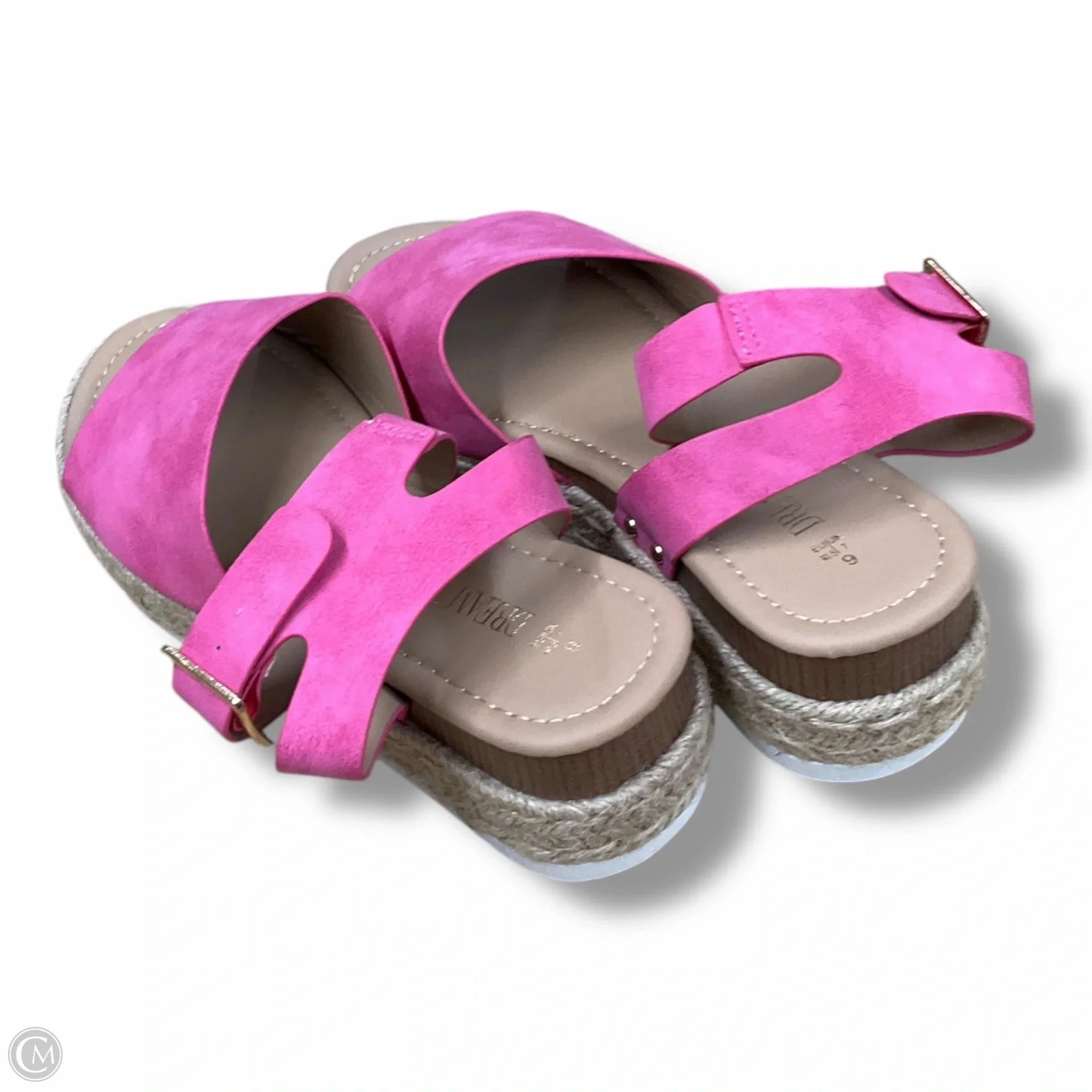 Sandals Heels Platform By Clothes Mentor In Pink, Size: 9
