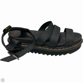 Sandals Heels Platform By Dr Martens In Black, Size: 10