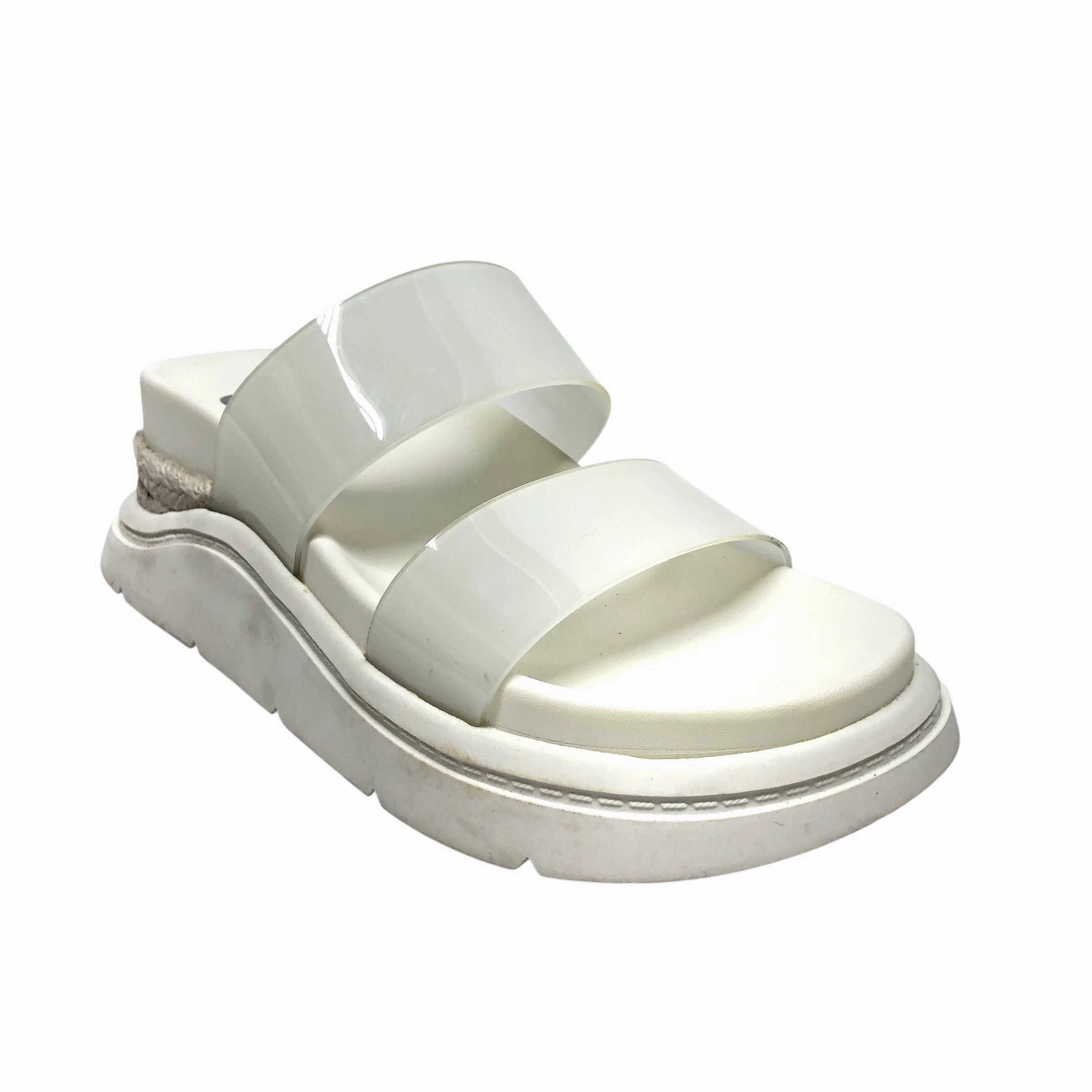 Sandals Heels Platform By Gianni Bini In Ivory, Size: 7
