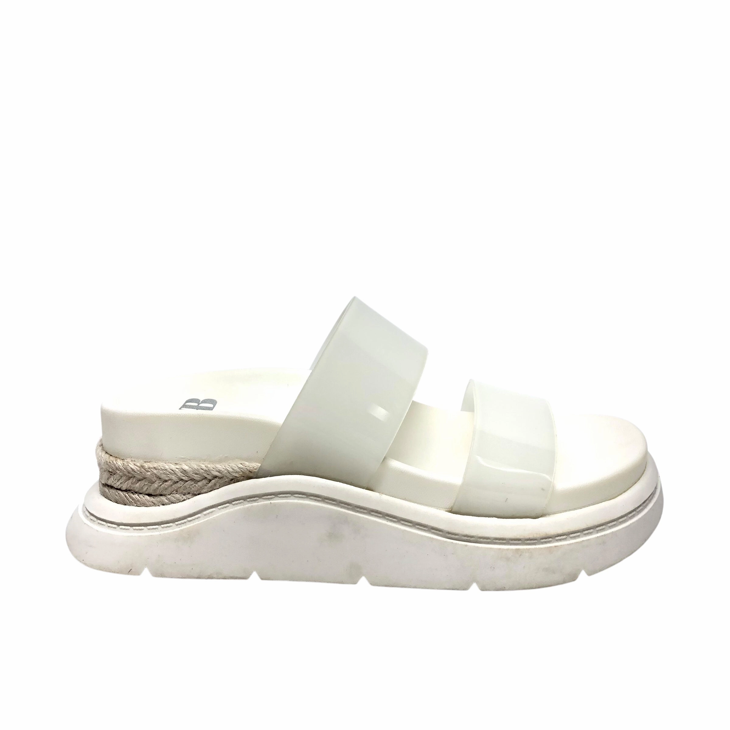 Sandals Heels Platform By Gianni Bini In Ivory, Size: 7