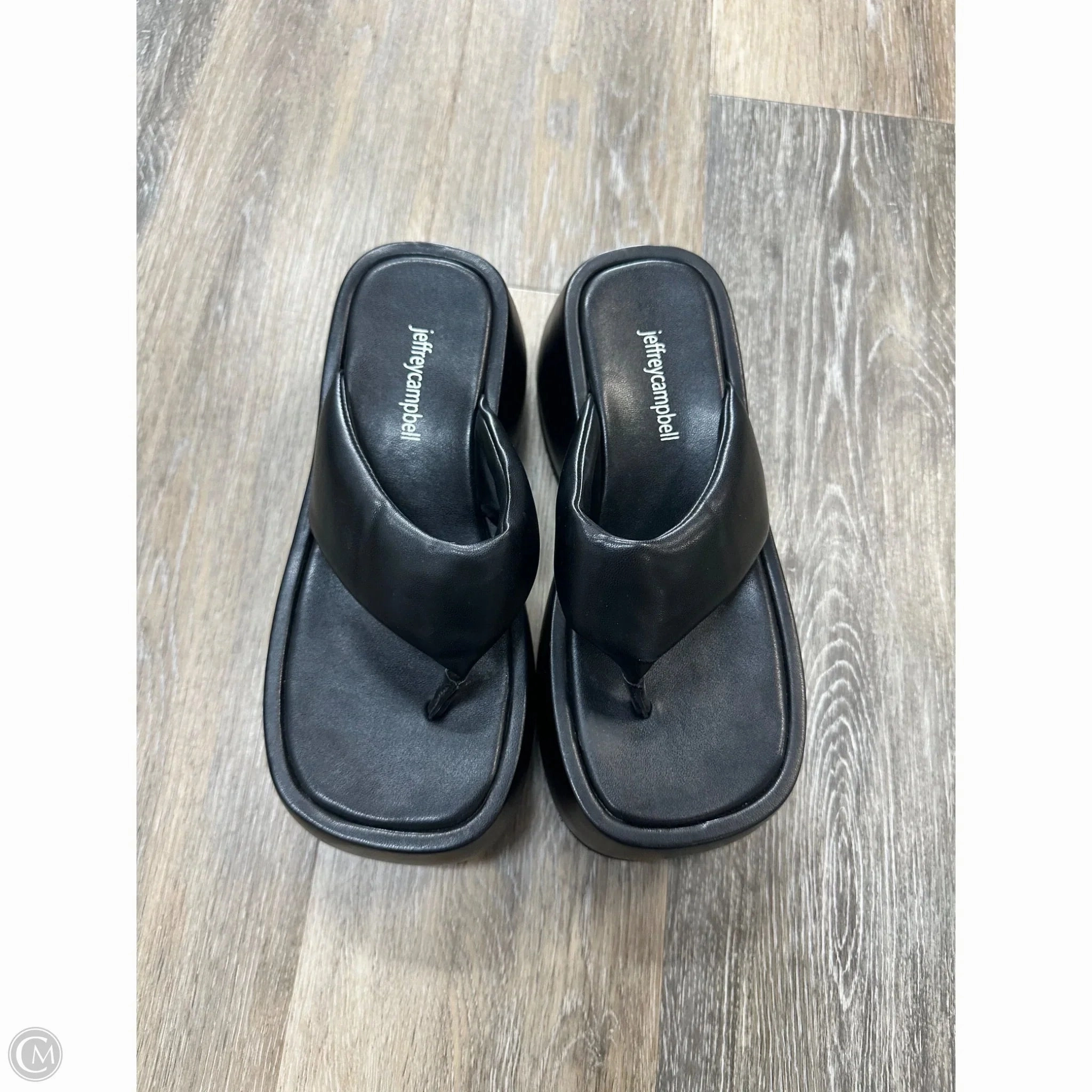 Sandals Heels Platform By Jeffery Campbell In Black, Size: 7