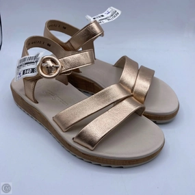 Sandals Heels Platform By Paul Green In Rose Gold, Size: 8.5