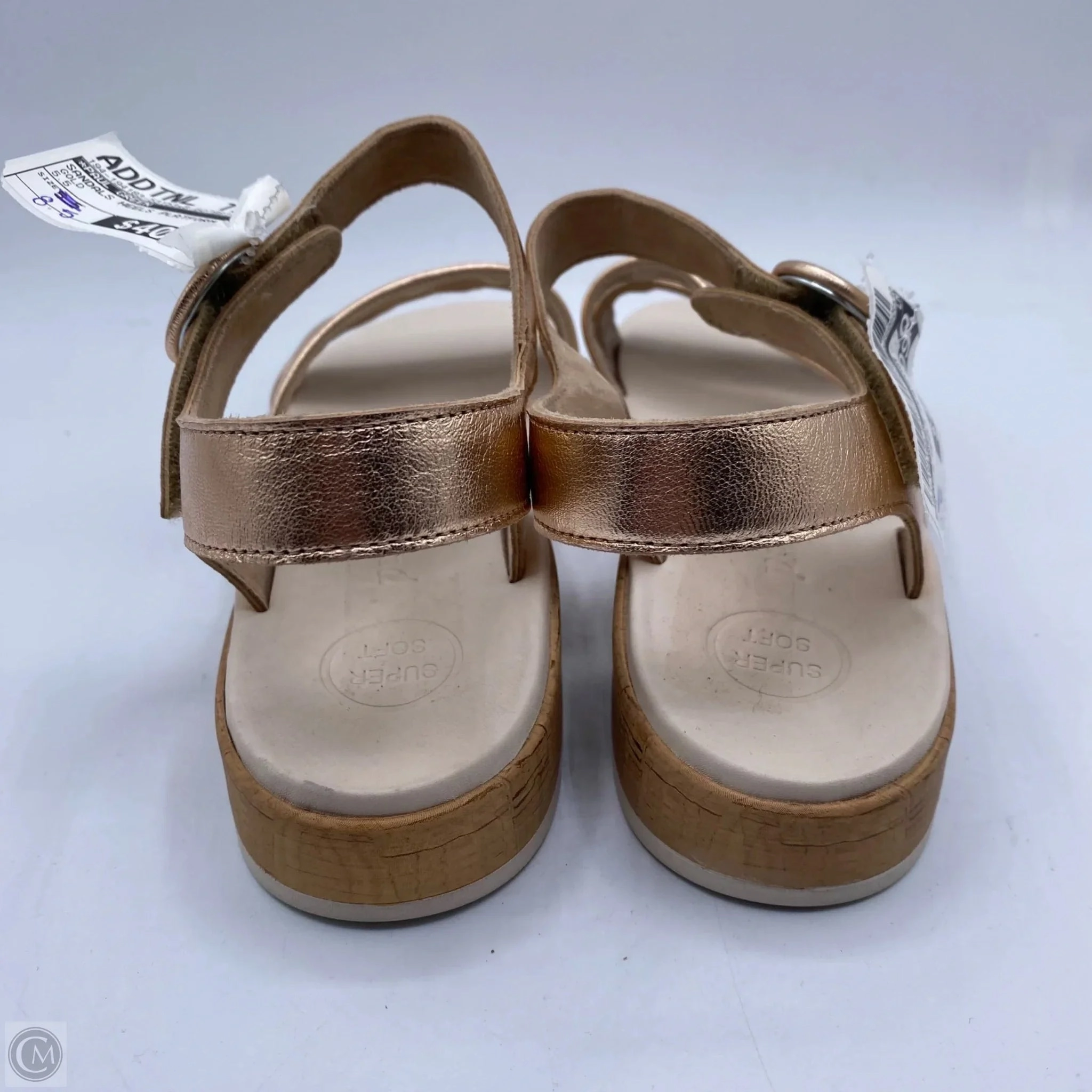Sandals Heels Platform By Paul Green In Rose Gold, Size: 8.5
