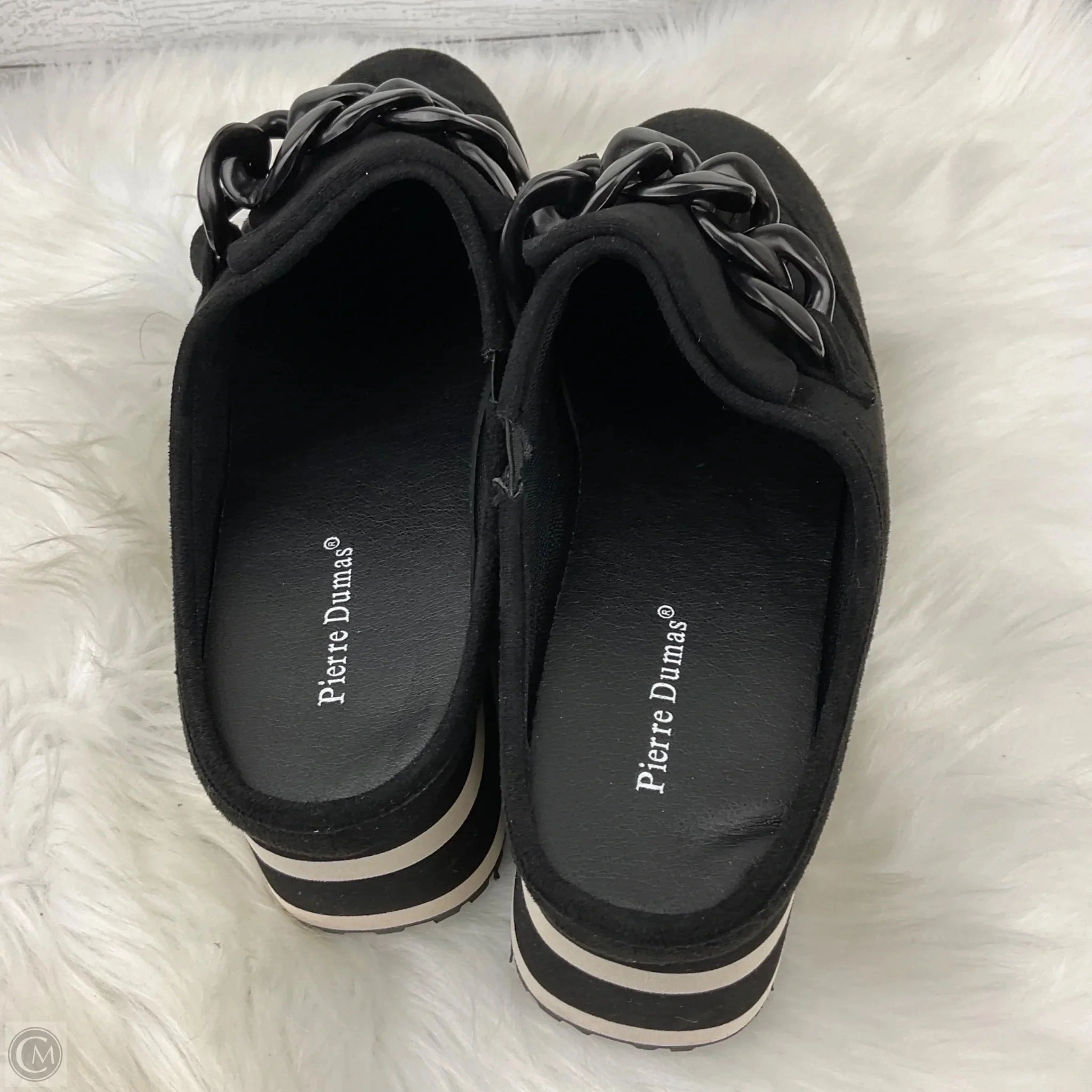 Sandals Heels Platform By Pierre Dumas In Black, Size: 10