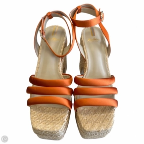 Sandals Heels Platform By Sam Edelman In Orange, Size: 9