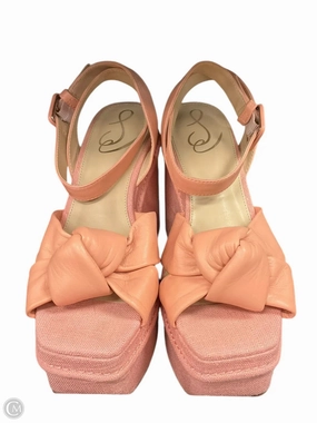 Sandals Heels Platform By Sam Edelman In Pink, Size: 6