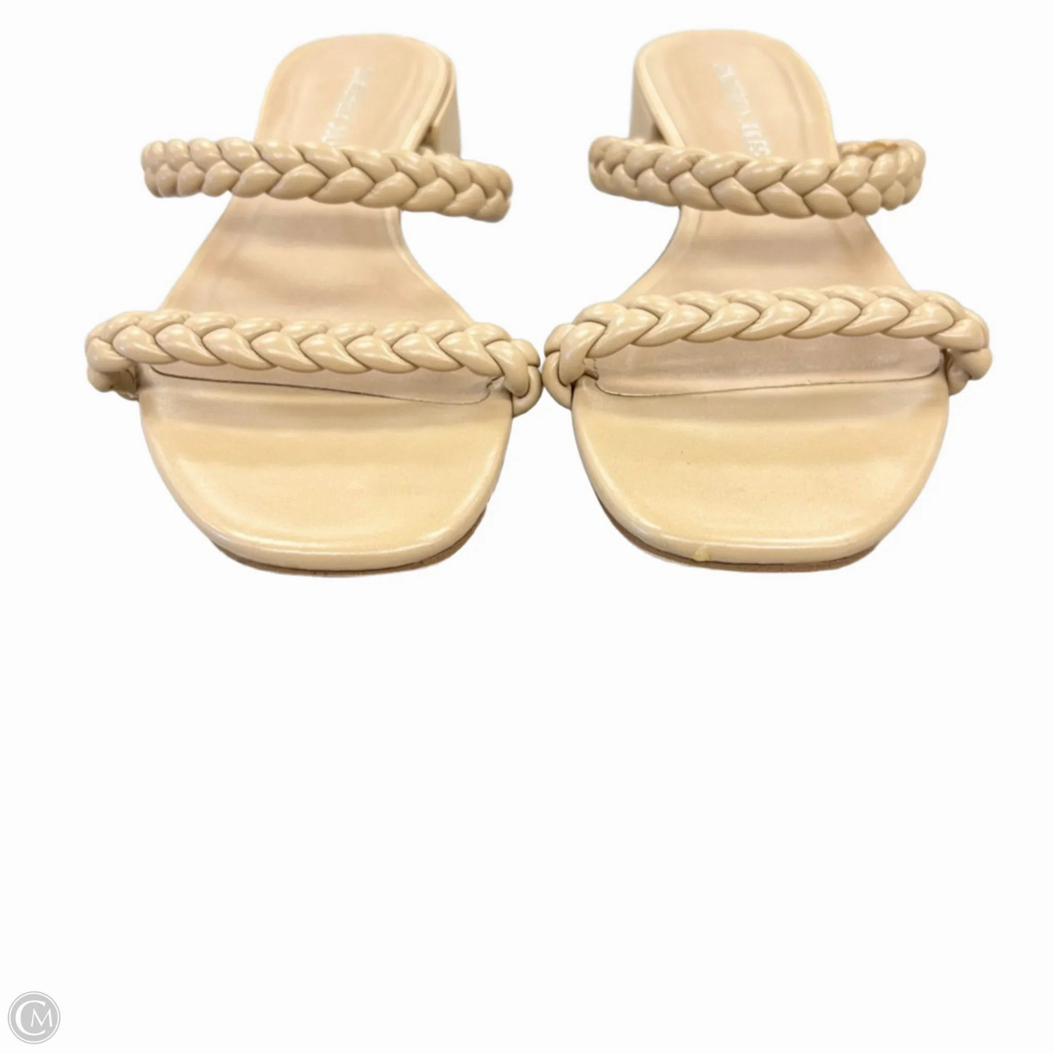 Sandals Heels Platform By Sincerely Jules In Tan, Size: 9