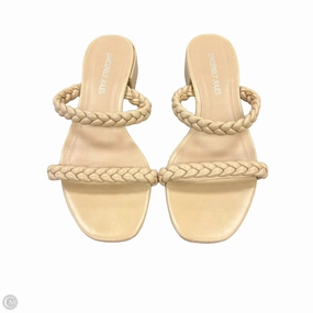 Sandals Heels Platform By Sincerely Jules In Tan, Size: 9