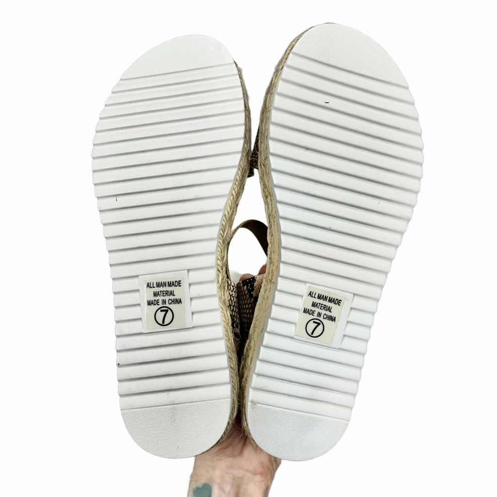 Sandals Heels Platform By Soda  Size: 7