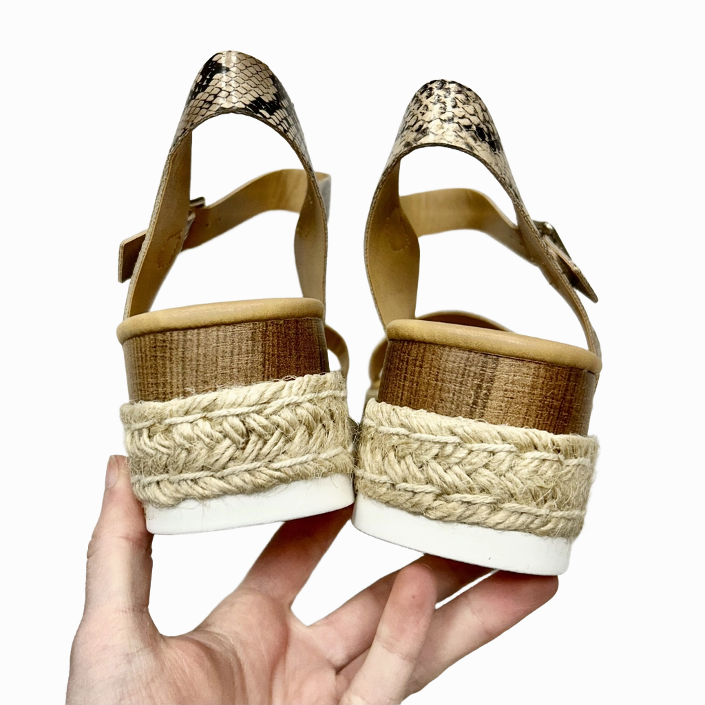 Sandals Heels Platform By Soda  Size: 7