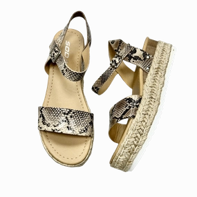 Sandals Heels Platform By Soda  Size: 7