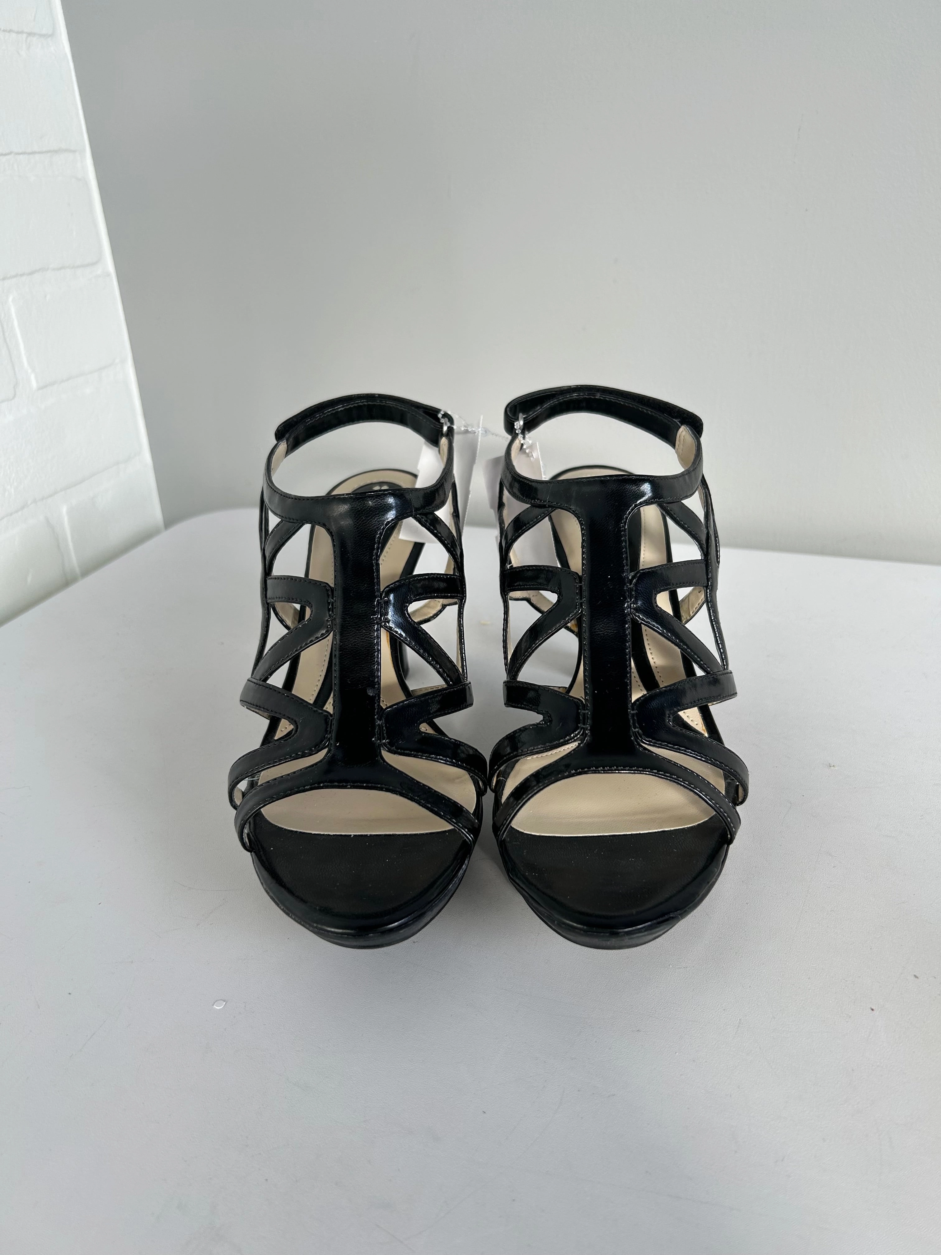 Sandals Heels Stiletto By Naturalizer In Black, Size: 8.5