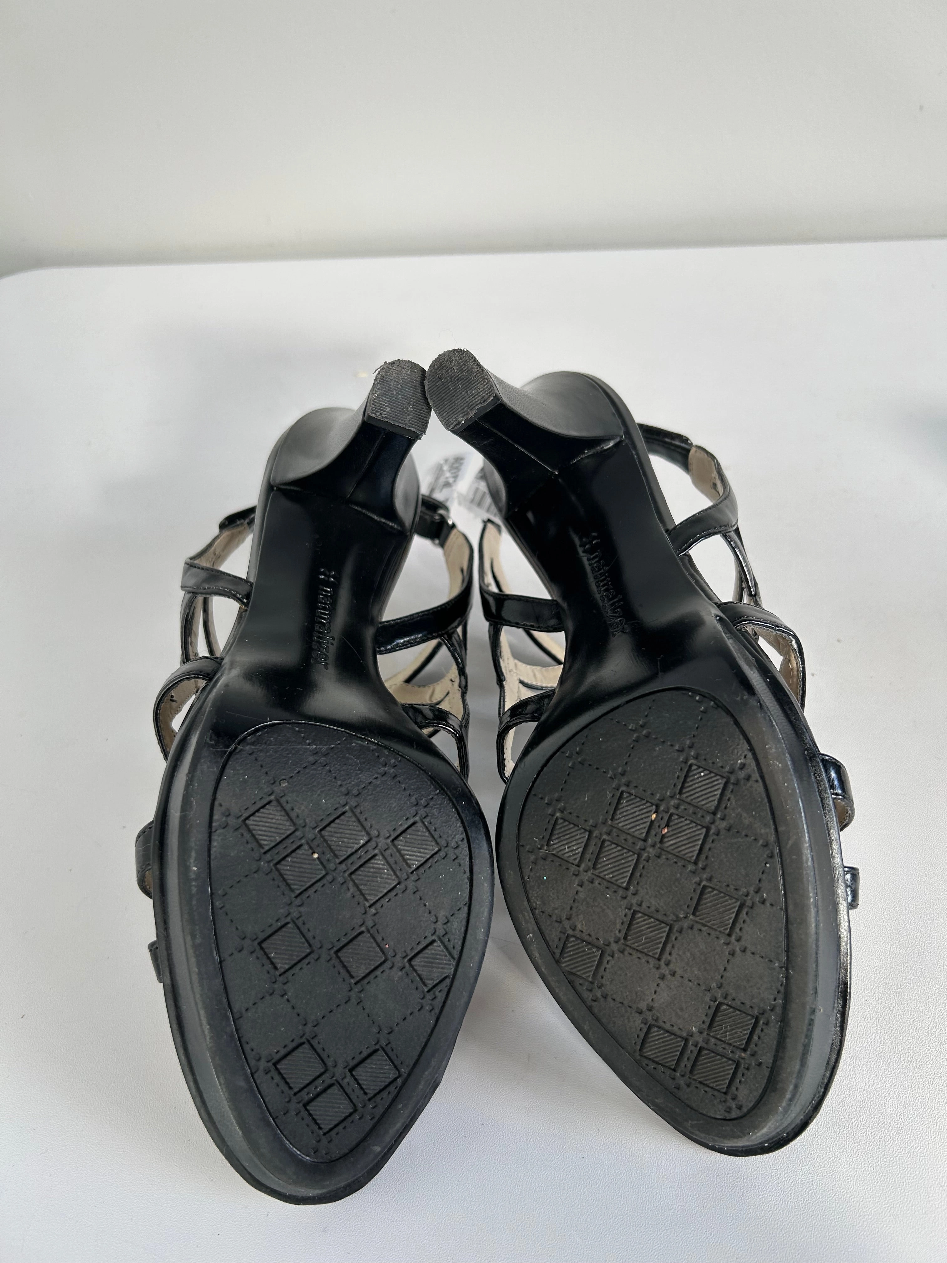 Sandals Heels Stiletto By Naturalizer In Black, Size: 8.5