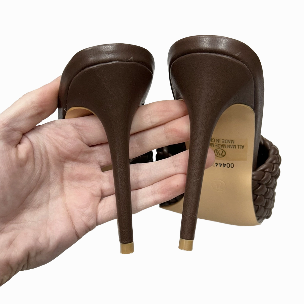 Sandals Heels Stiletto By Olivia  Size: 7.5