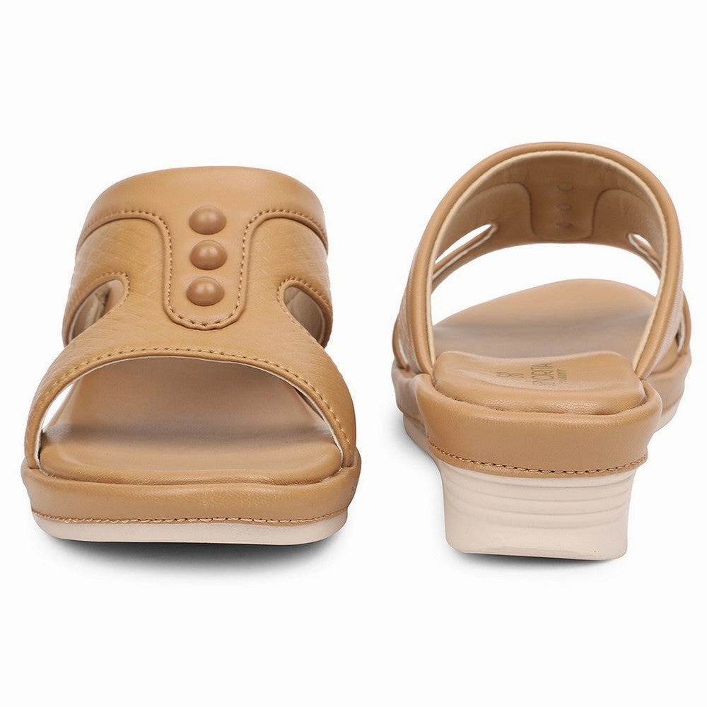 Senorita Beige Casual Slipper For Women SGL-2 By Liberty