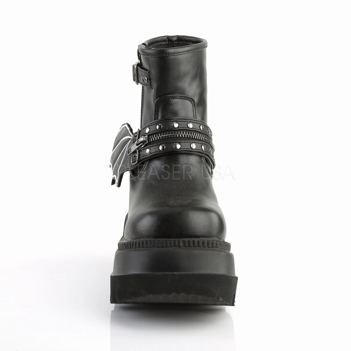 SHAKER-55  Black Vegan Leather