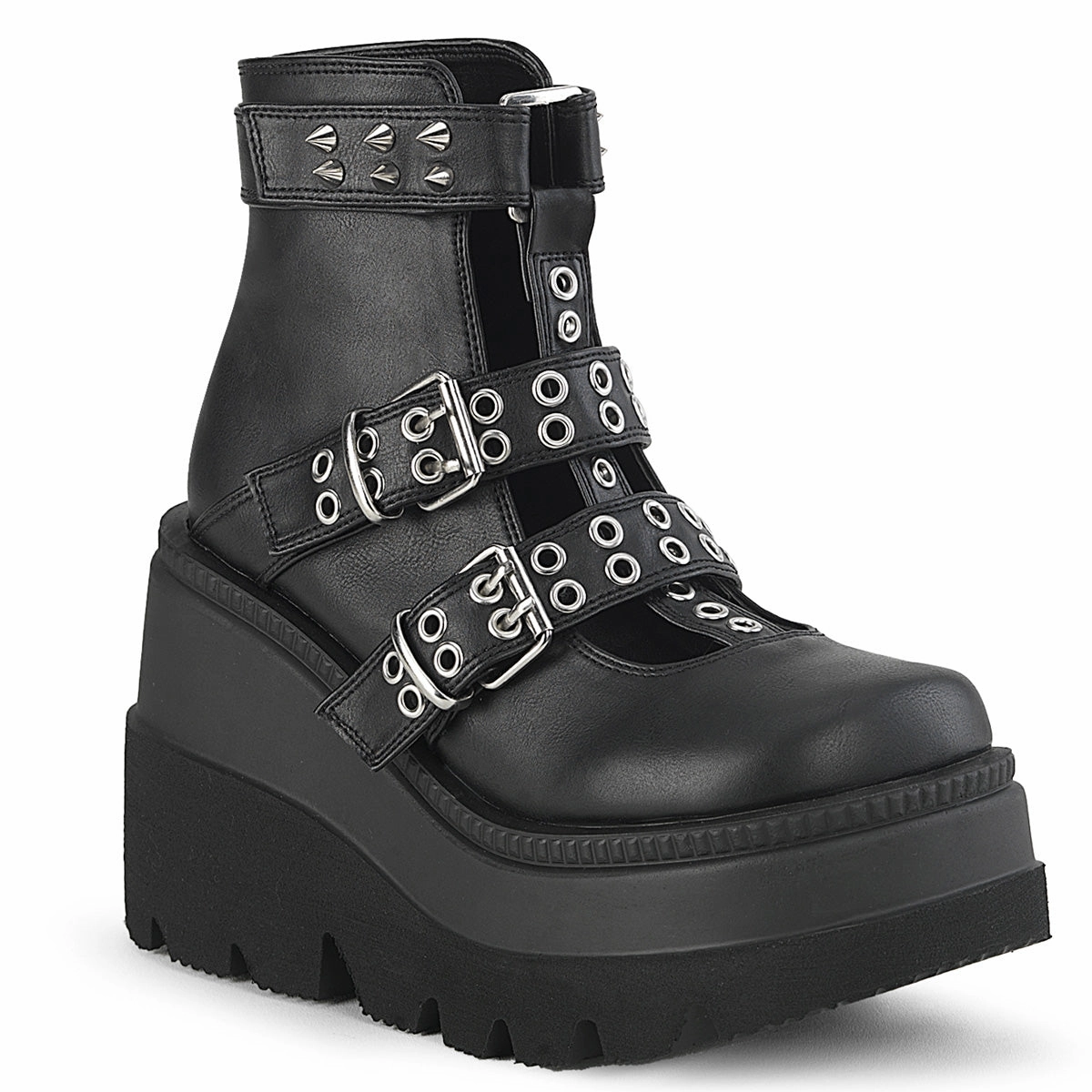 SHAKER-62  Black Vegan Leather