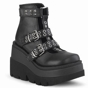 SHAKER-62  Black Vegan Leather