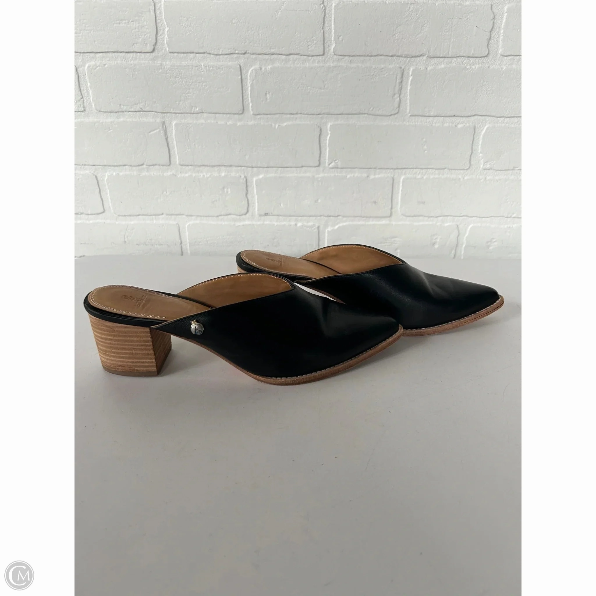 Shoes Heels Block By Bill Blass In Black, Size: 8.5