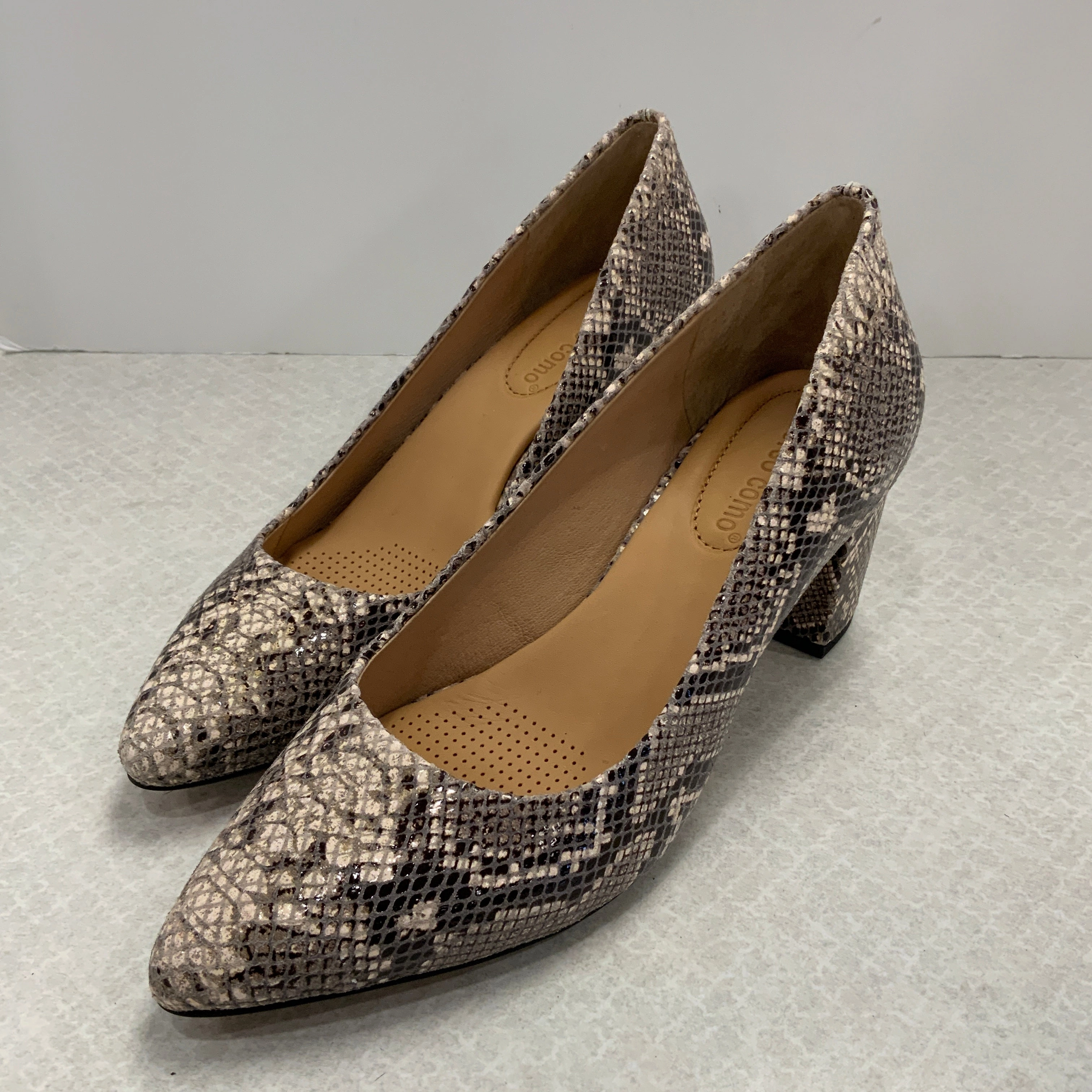 Shoes Heels Block By Corso Como In Animal Print, Size: 6.5