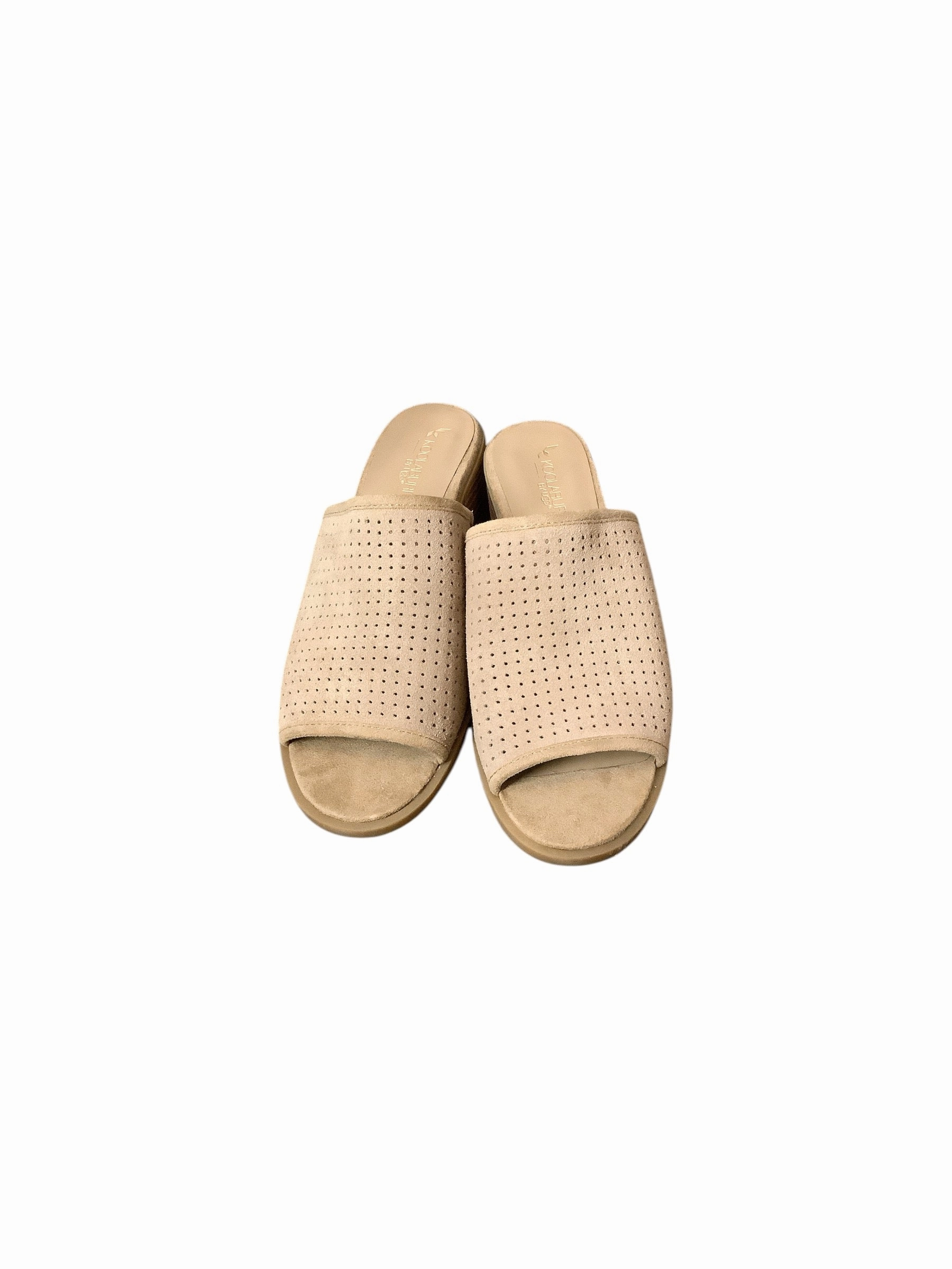 Shoes Heels Block By Koolaburra By Ugg In Tan, Size: 7