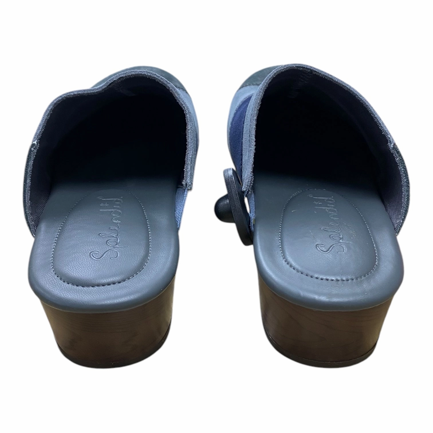 Shoes Heels Block By Splendid In Blue, Size: 9