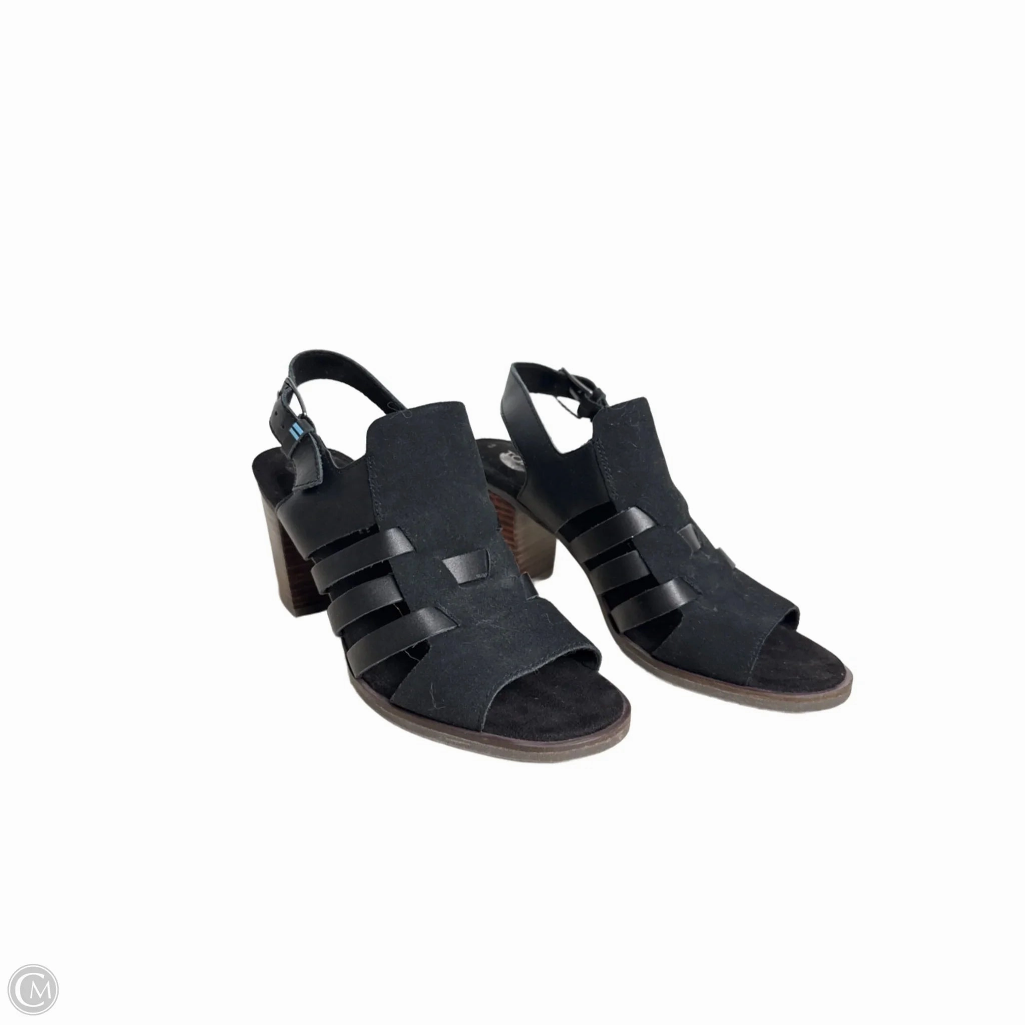 Shoes Heels Block By Toms In Black, Size: 9
