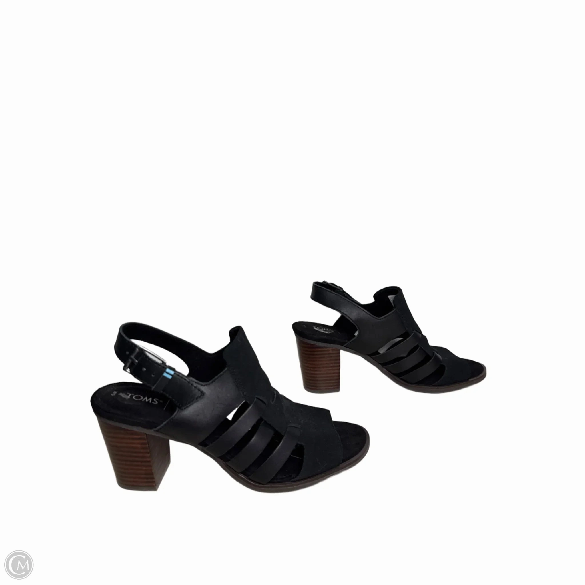 Shoes Heels Block By Toms In Black, Size: 9