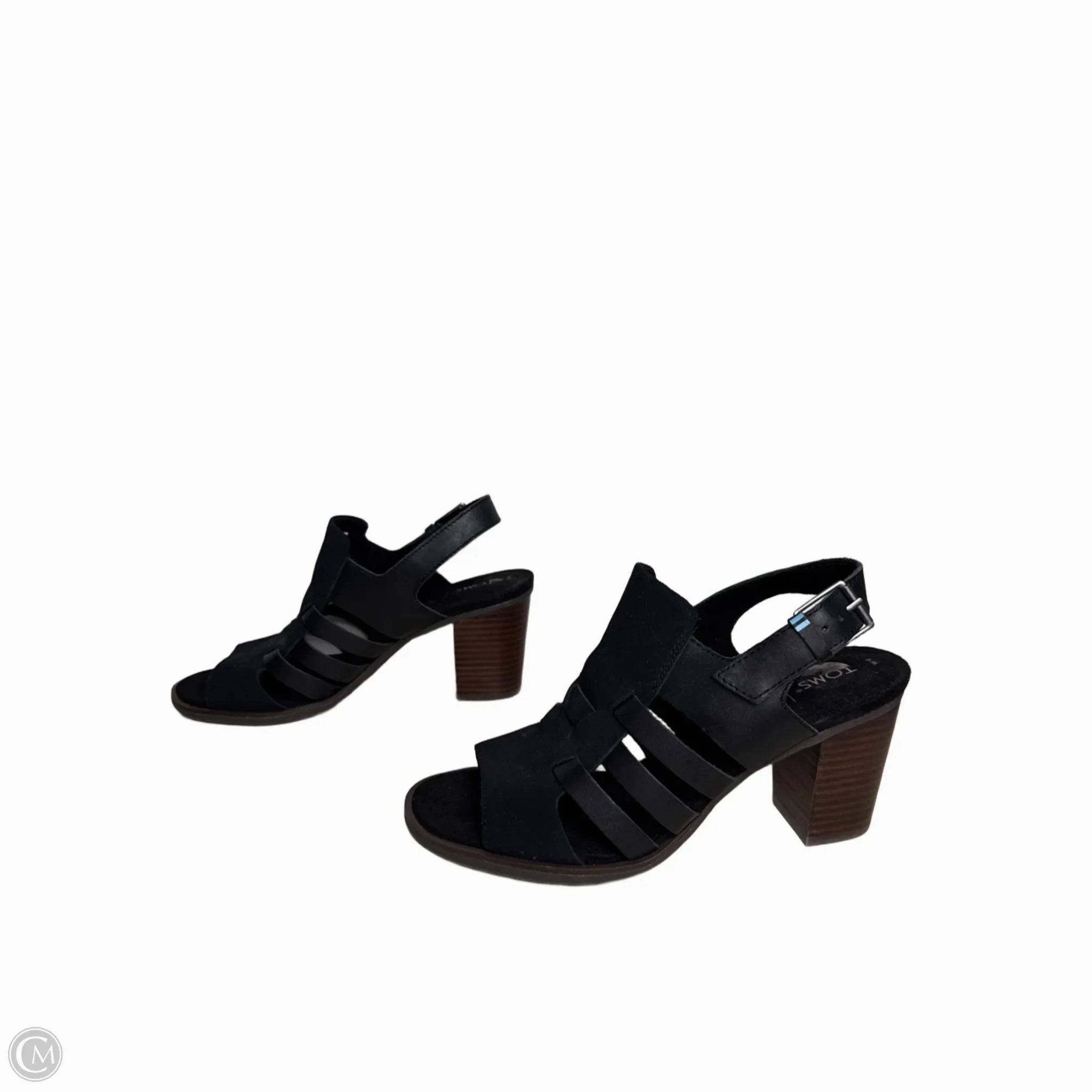 Shoes Heels Block By Toms In Black, Size: 9