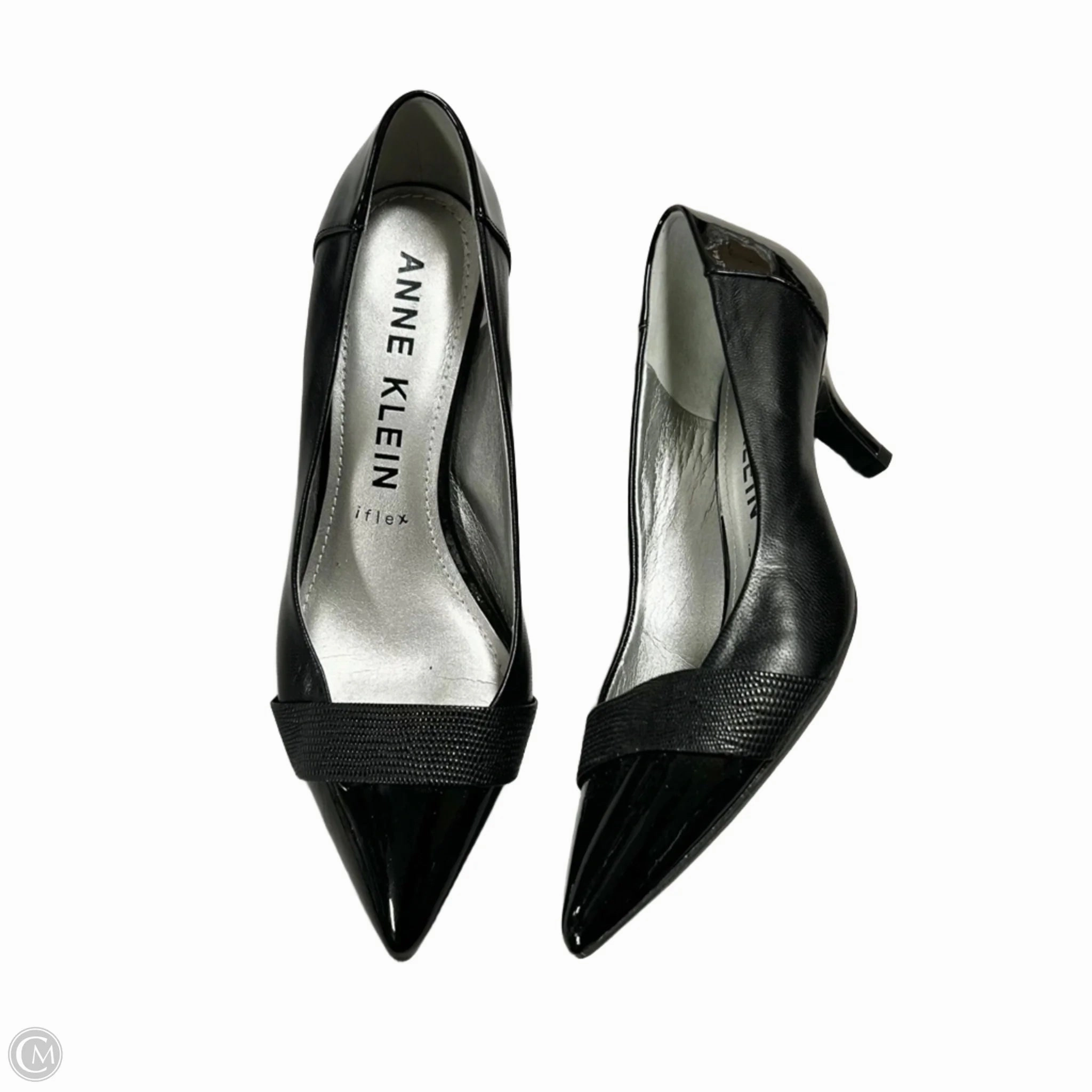 Shoes Heels Kitten By Anne Klein In Black, Size: 8.5