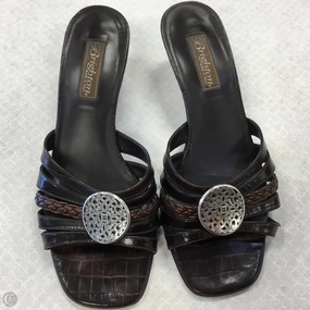Shoes Heels Kitten By Brighton In Brown, Size: 8