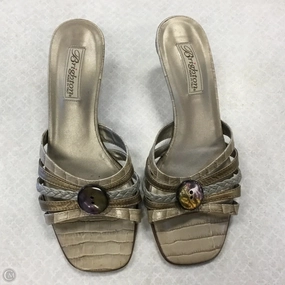 Shoes Heels Kitten By Brighton In Tan, Size: 8