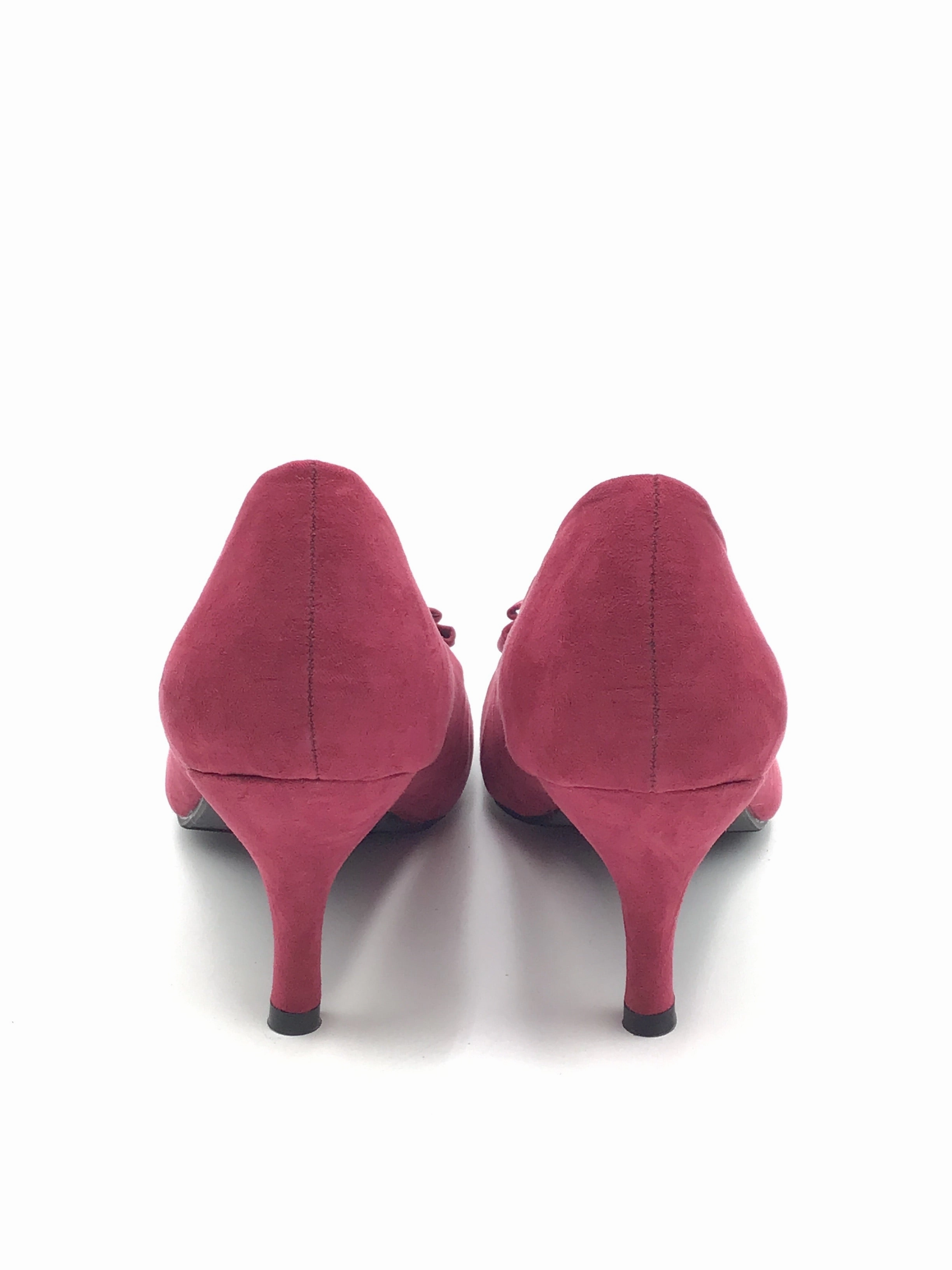Shoes Heels Kitten By Clothes Mentor In Red, Size: 9