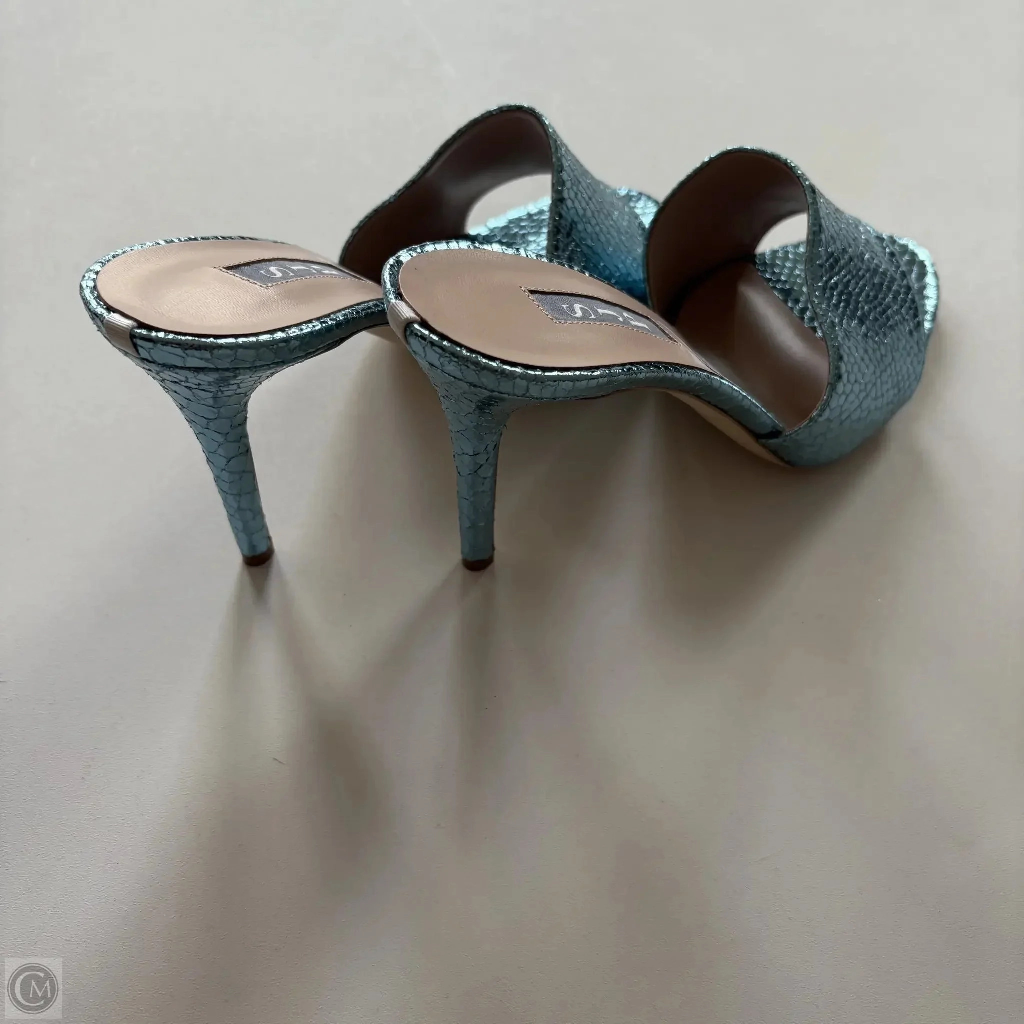 Shoes Heels Kitten By Cma In Blue, Size: 9.5