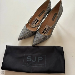 Shoes Heels Kitten By Cma In Silver, Size: 9