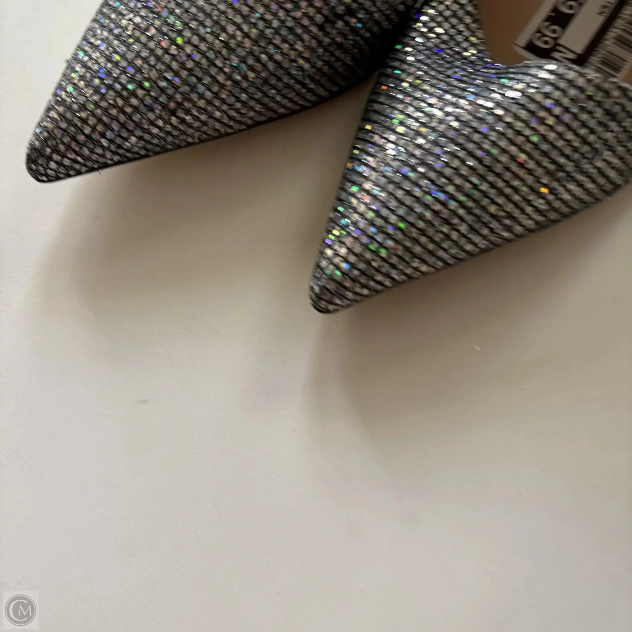 Shoes Heels Kitten By Cma In Silver, Size: 9