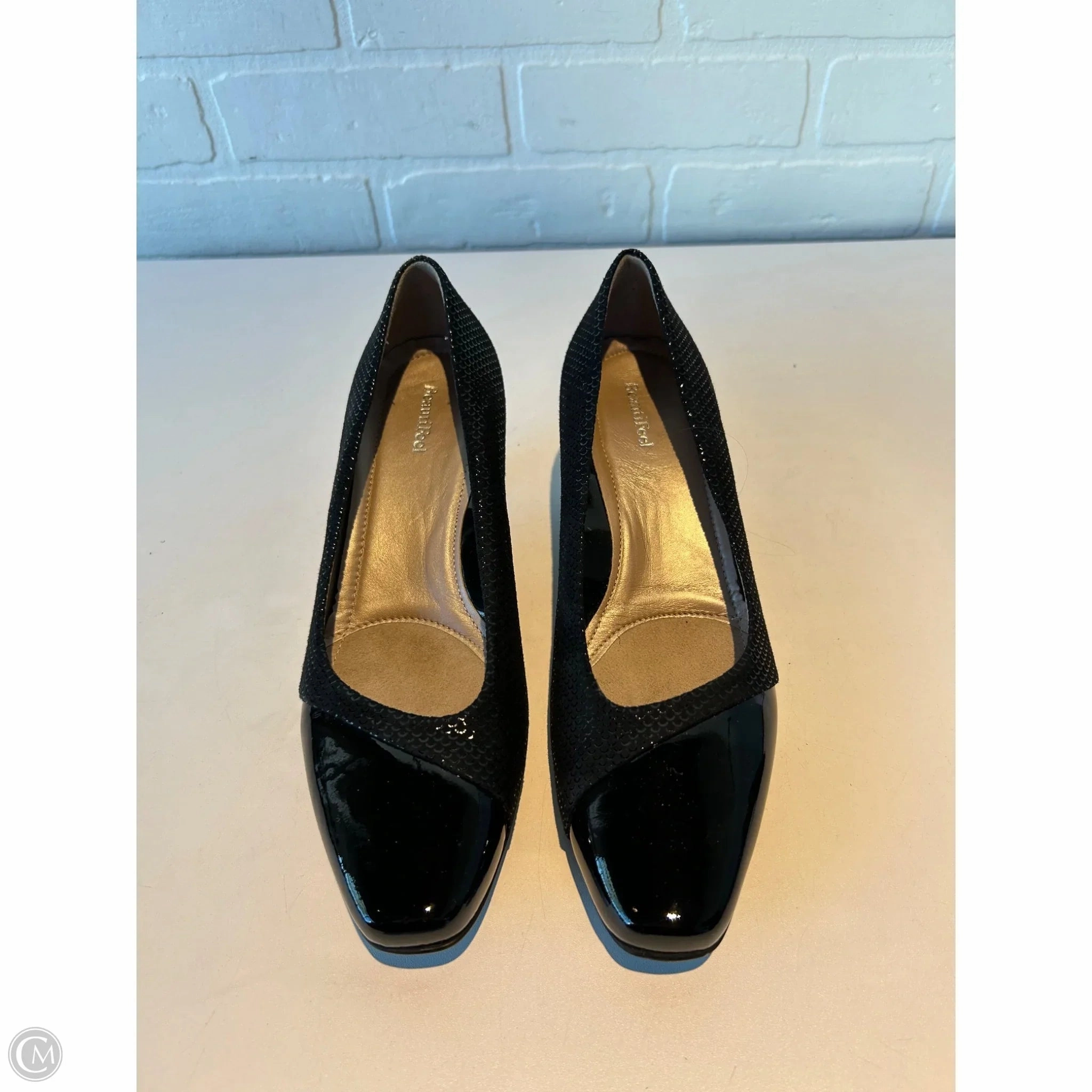 Shoes Heels Kitten By Cmc In Black, Size: 8.5