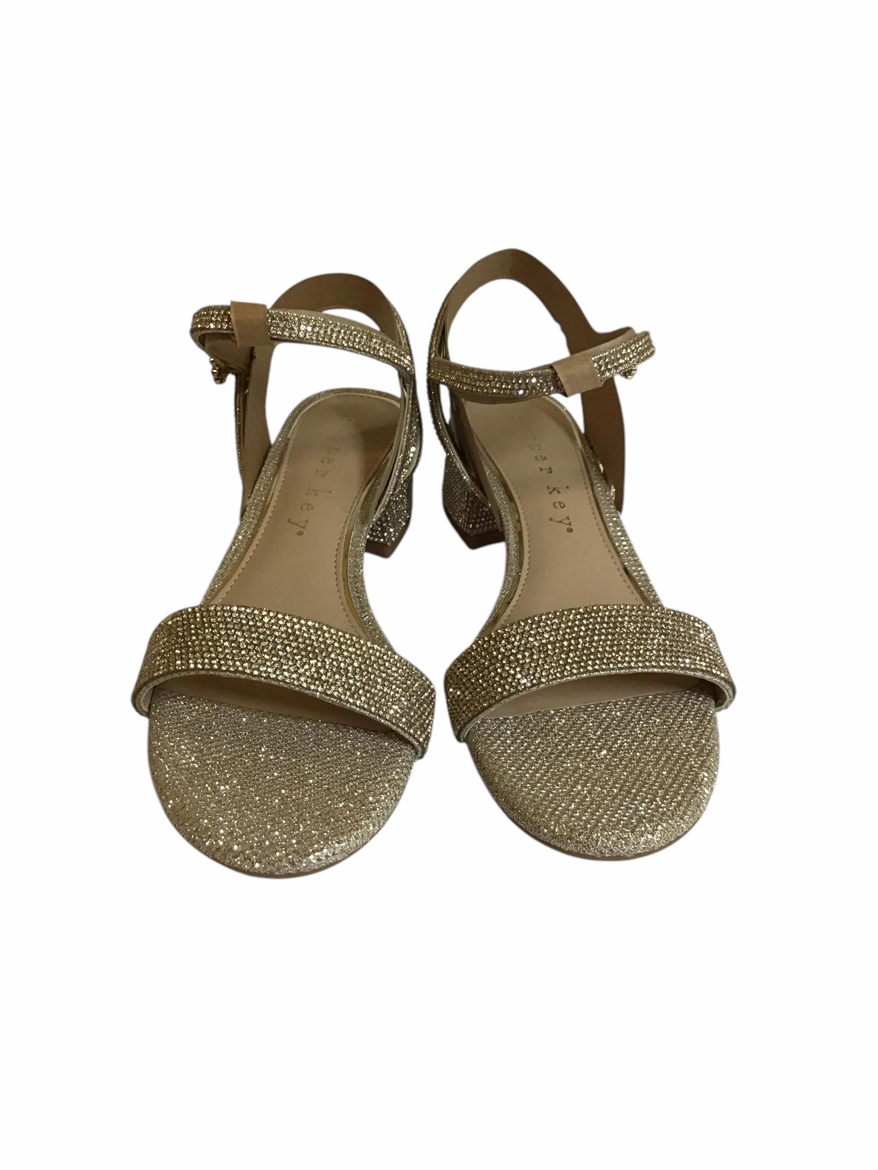 Shoes Heels Kitten By Copper Key In Gold, Size: 6