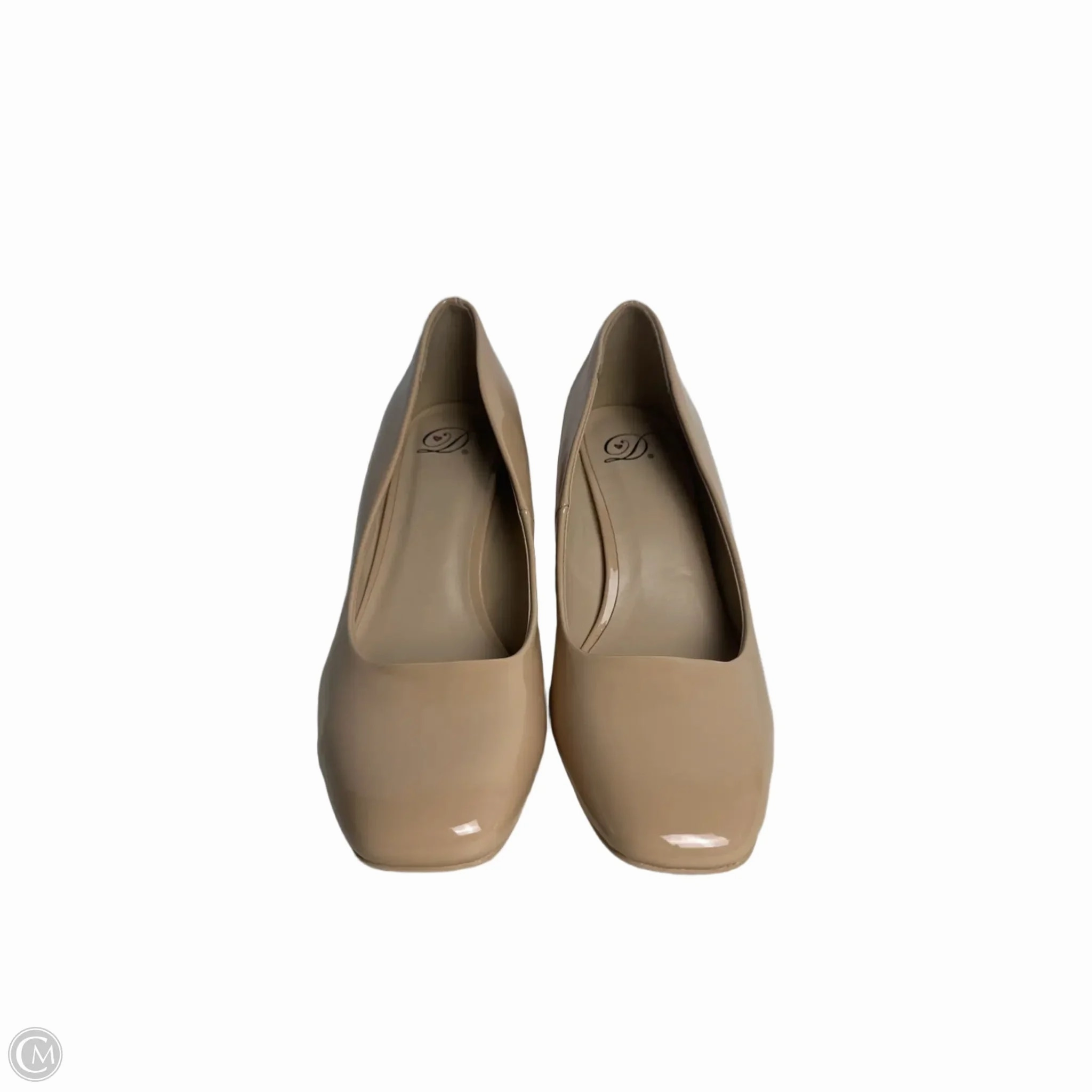 Shoes Heels Kitten By D Bellissimo In Tan, Size: 8.5