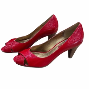 Shoes Heels Kitten By Ecco In Red, Size:7.5