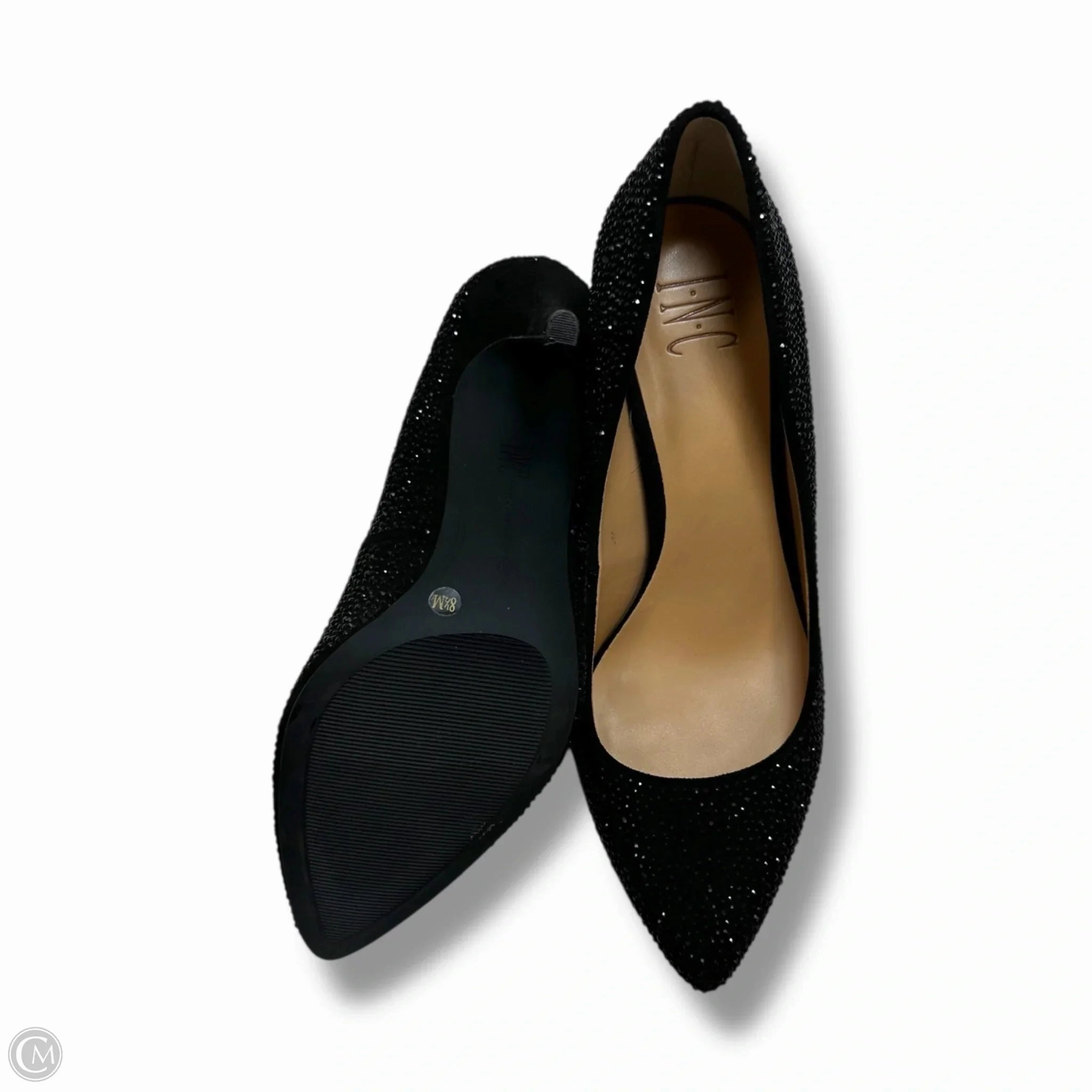 Shoes Heels Kitten By Inc In Black, Size: 8.5