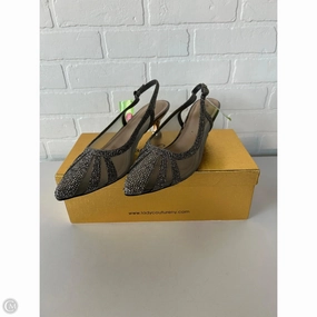 Shoes Heels Kitten By LADY COUTURE In Silver, Size: 11