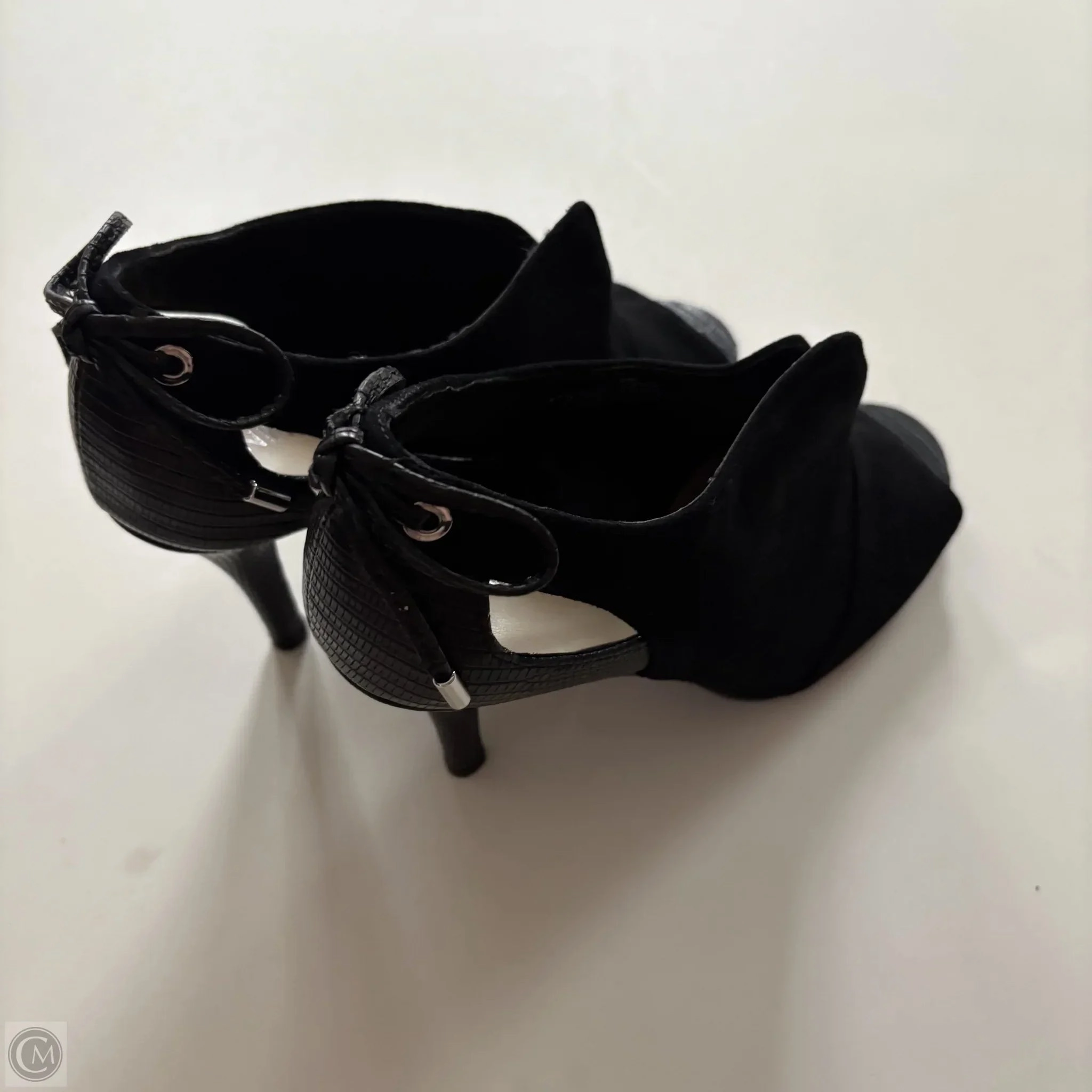 Shoes Heels Kitten By Nine West In Black, Size: 6