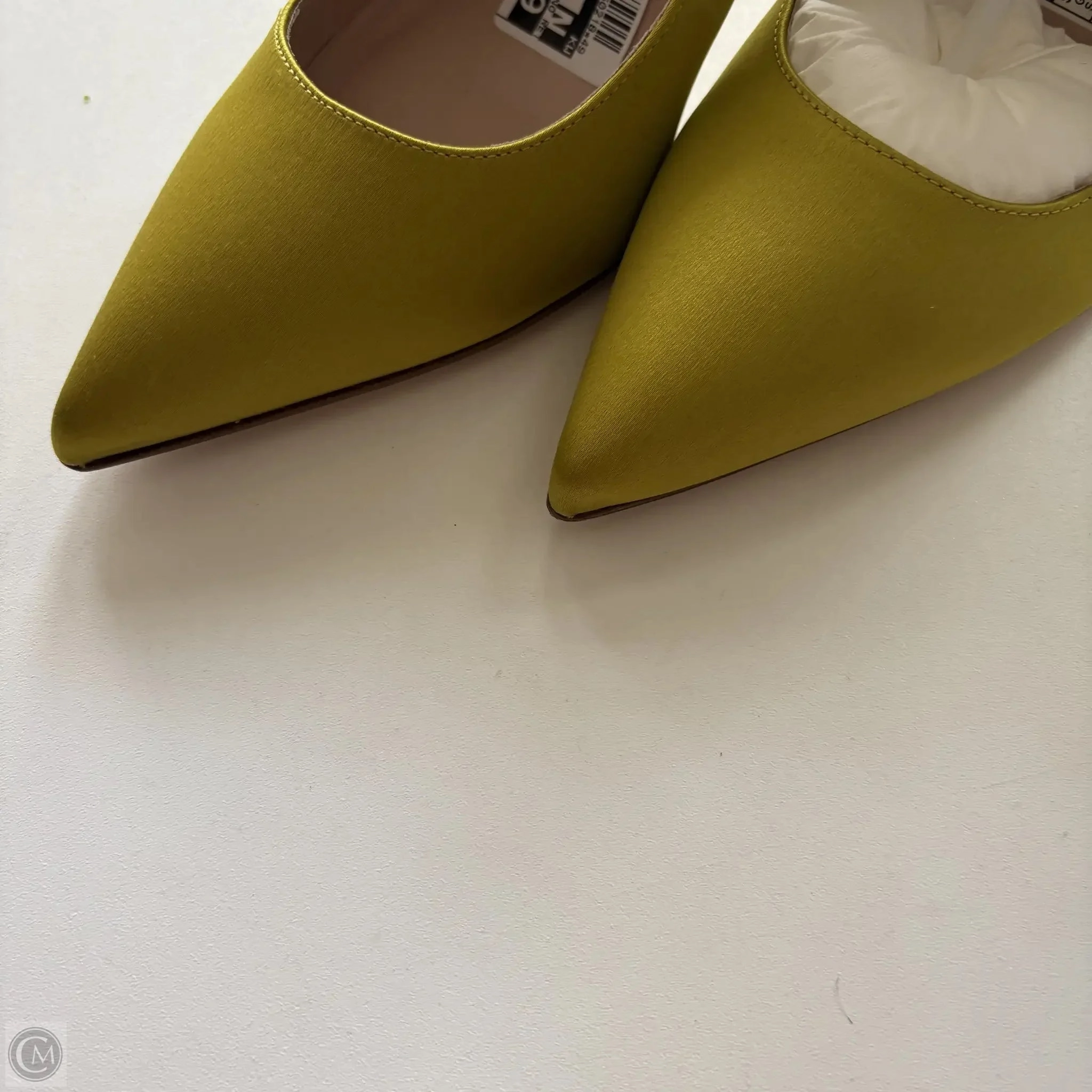 Shoes Heels Kitten By Sarah Jessica Parker In Green, Size: 9.5