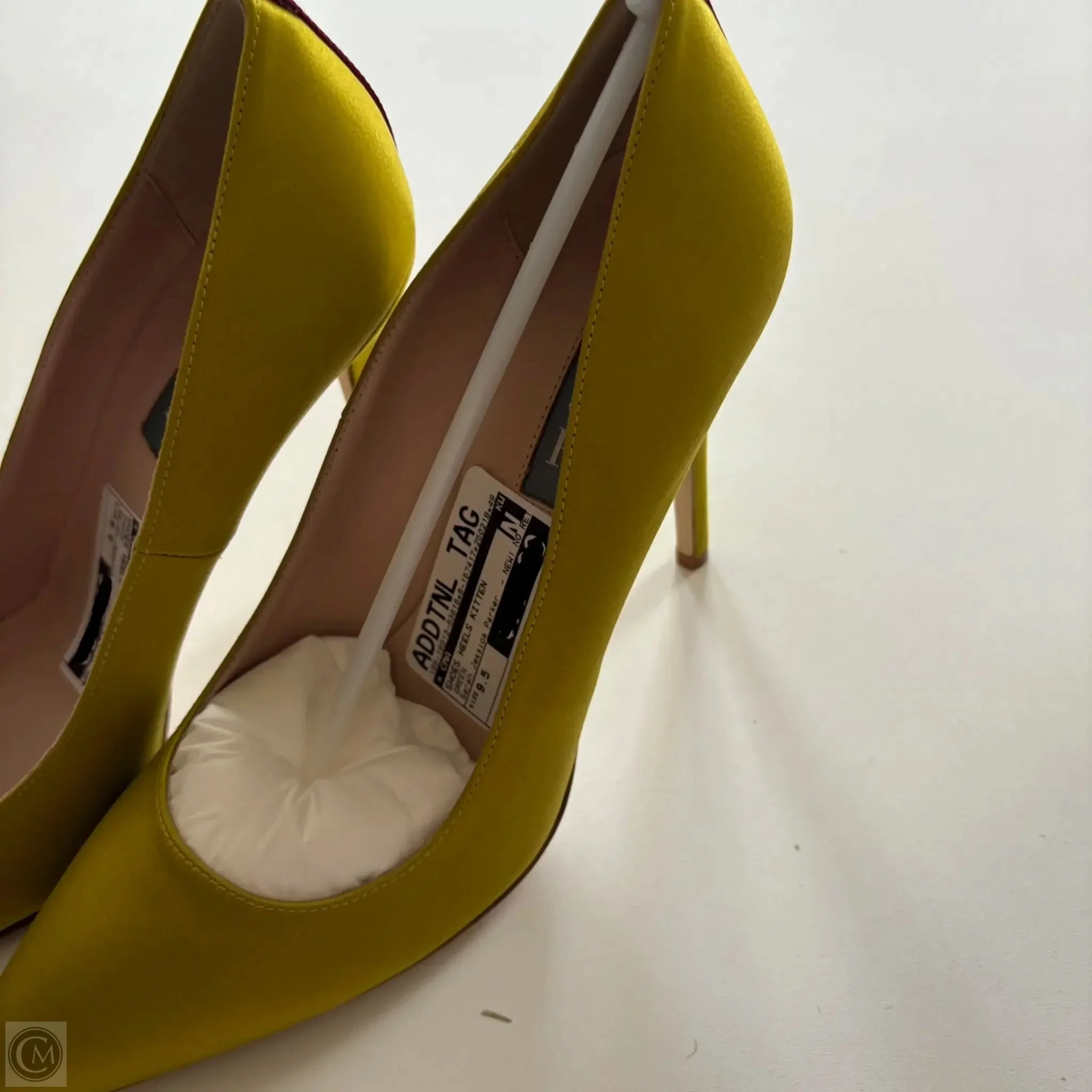 Shoes Heels Kitten By Sarah Jessica Parker In Green, Size: 9.5