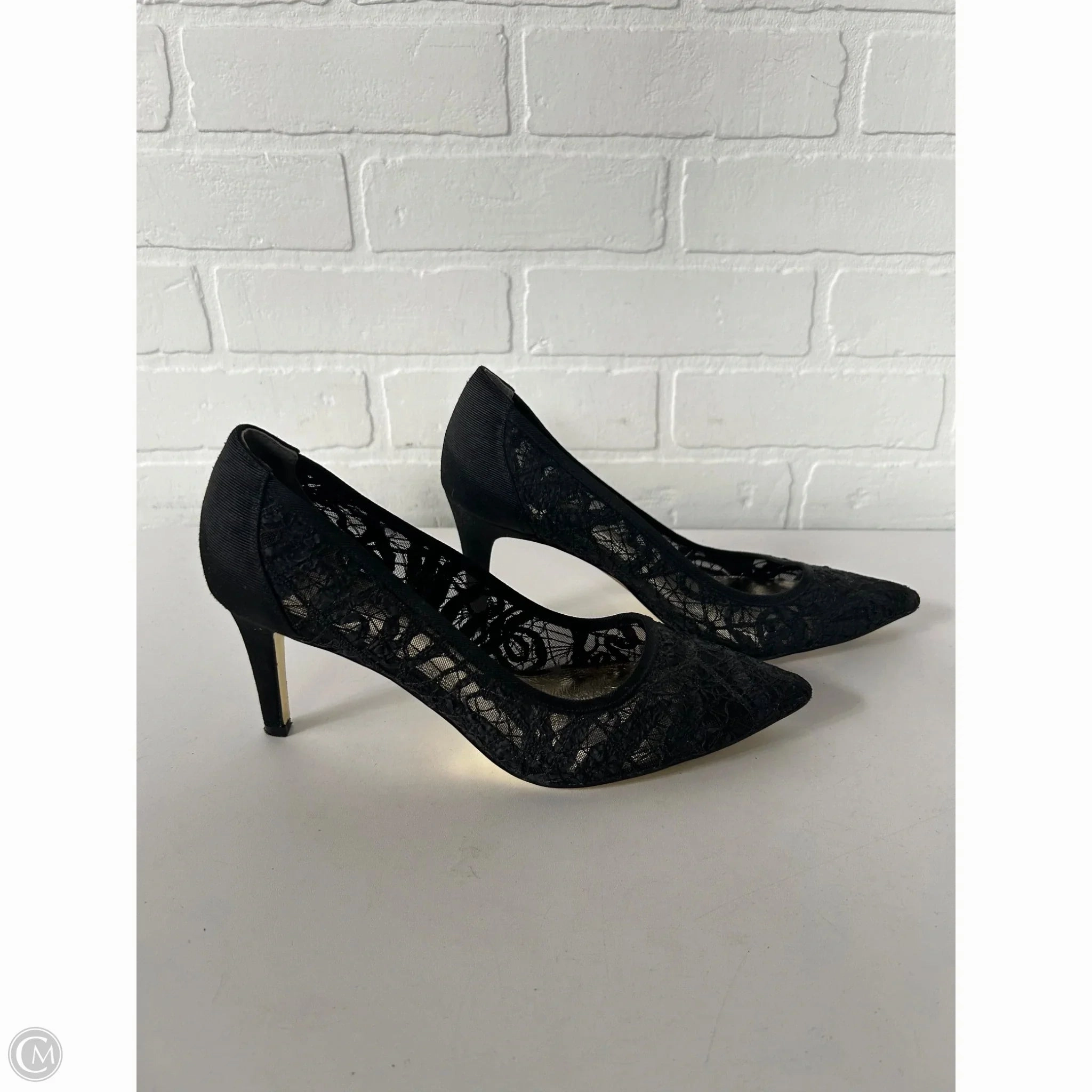 Shoes Heels Stiletto By Adrianna Papell In Black, Size: 9